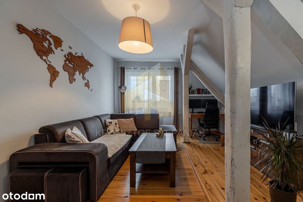 Mieszkanie 2-pokojowe |42,22 m² | Poddasze| ul. Pocztowa| Szczecin