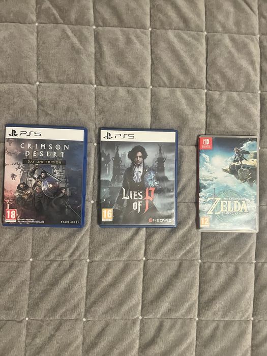 2 Jogos PS5 + 1 Nintendo Switch