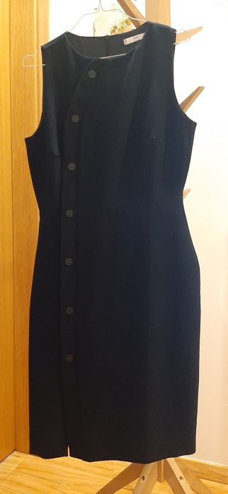 Vestido M azul escuro da Mango