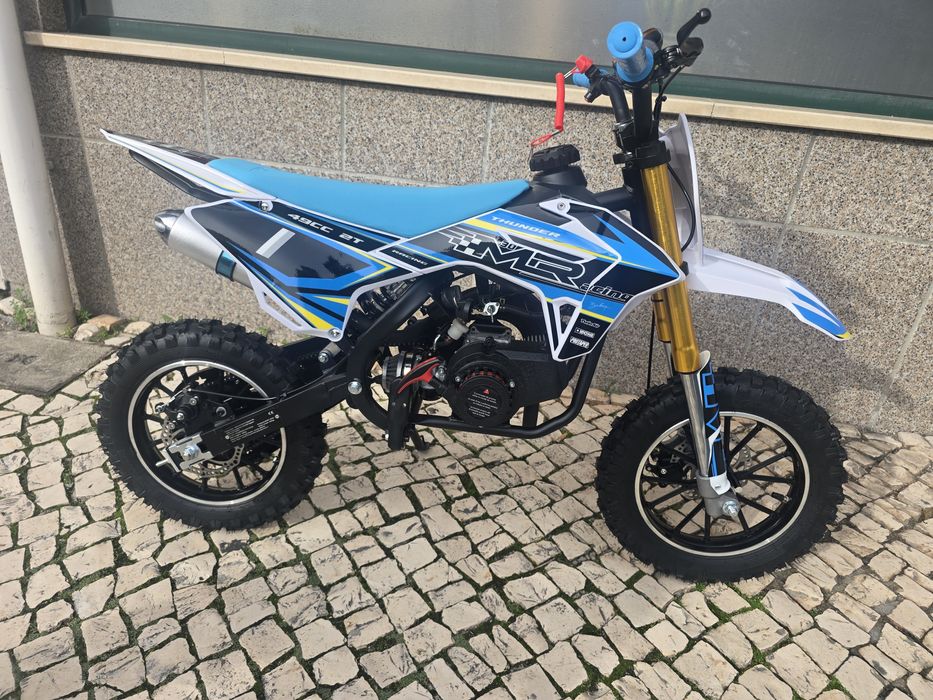 Mini motocross gasolina de cilindrada 49 vários cores disponíve novos