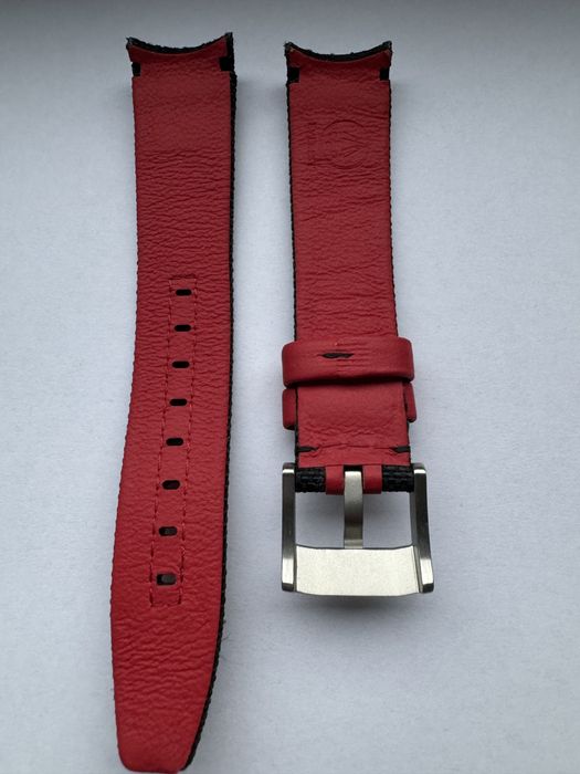 Skórzany pasek do zegarka Genuine Leather