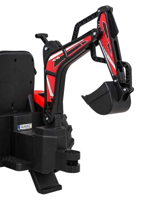Pojazd Elektryczny dla Dzieci - Traktor Spychacz z Przyczepą 720-T