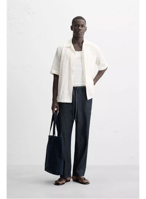 Сорочка жакардова ZARA (розмір XL)