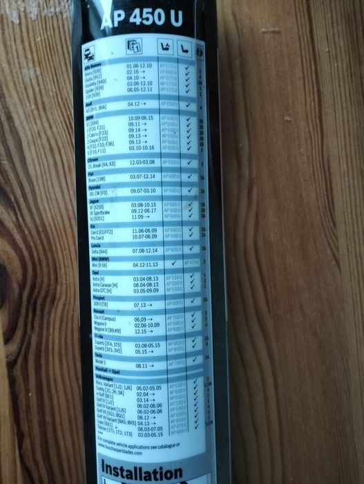 Щетка стеклоочистителя Bosch Aerotwin 600/475мм