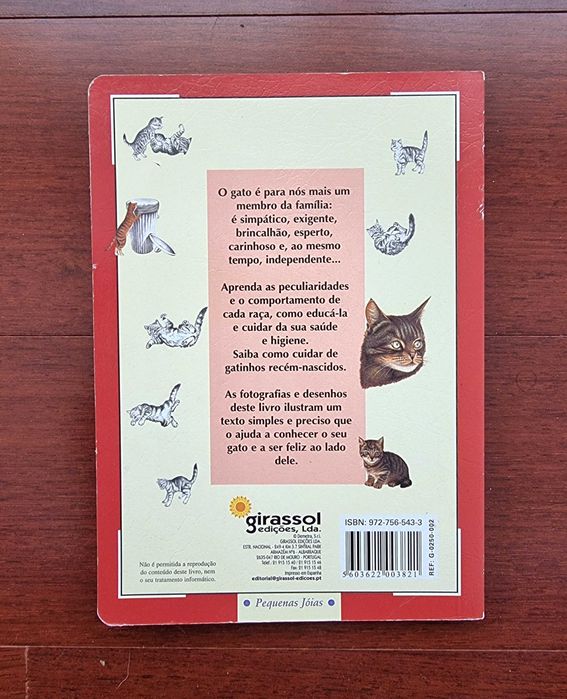 Livro "O Gato, mais um Membro da Família"