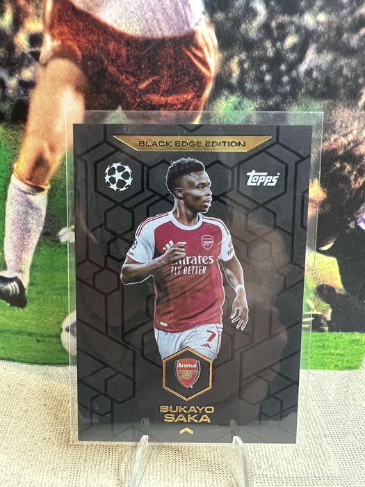 Match Attax Black Edge edition Bukayo Saka Arsenal BE2