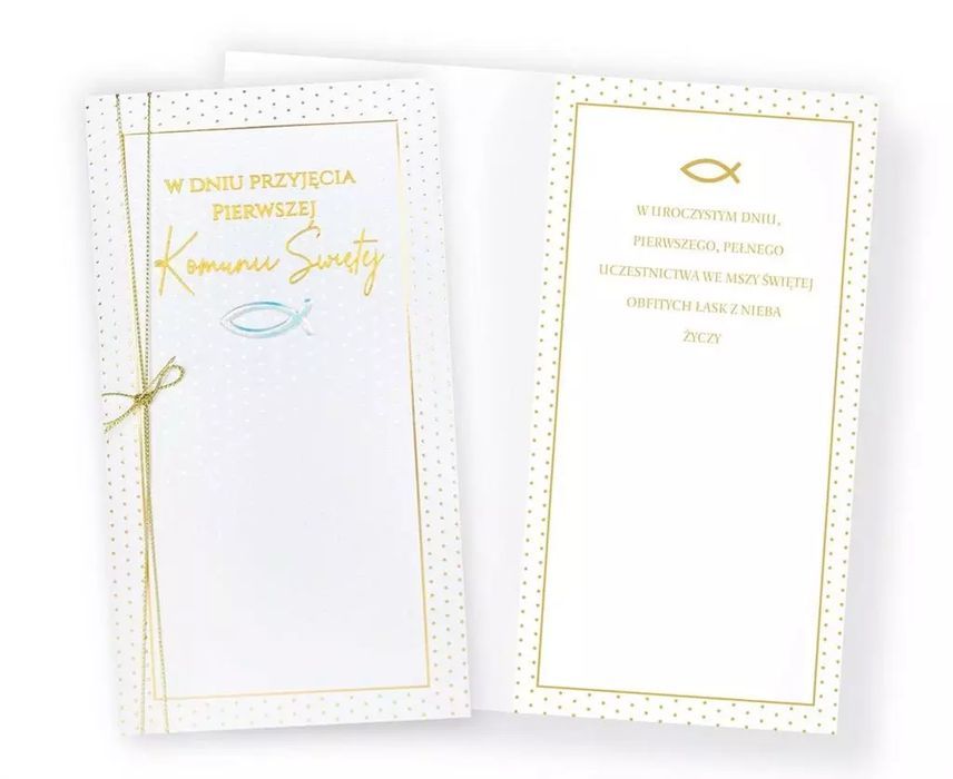 Karnet PM-215 Komunia. Kukartka