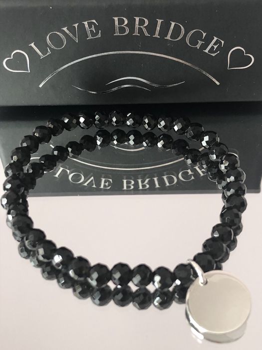 Знижка!! Браслет шарм Thomas Sabo, cрібло, обсидіант