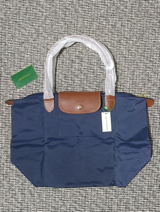 Longchamp azul nova com etiquetas