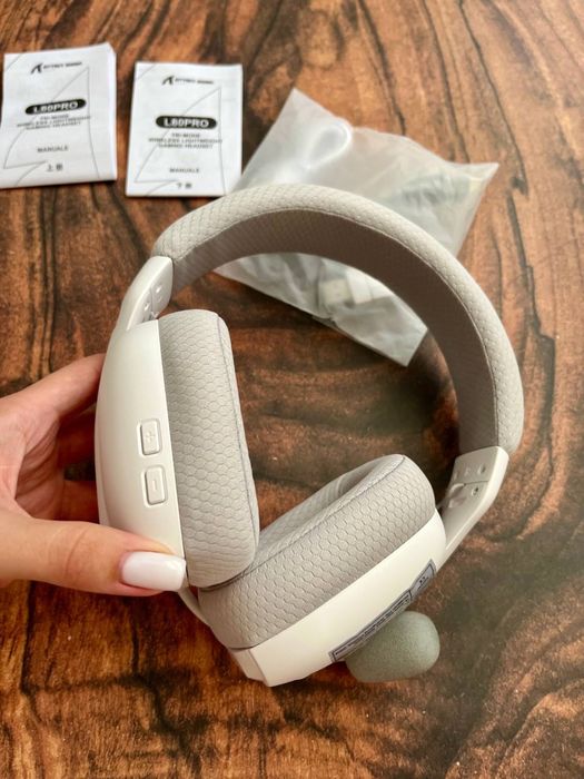 ATTACK Shark L80 PRO ігрові навушники бездротові Bluetooth/2.4G