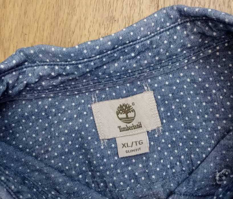 Timberland slim fit koszula na krótki rękaw XL