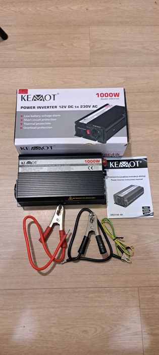 KEMOT 3163-інвертор, перетворювач напруги 12 вольт 220 вольт, 1 кВт.