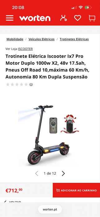 Iscooter ix7 Pro como nova