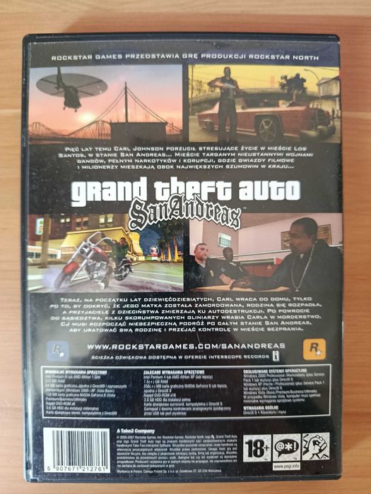 GTA San Andreas Polska Wersja PC