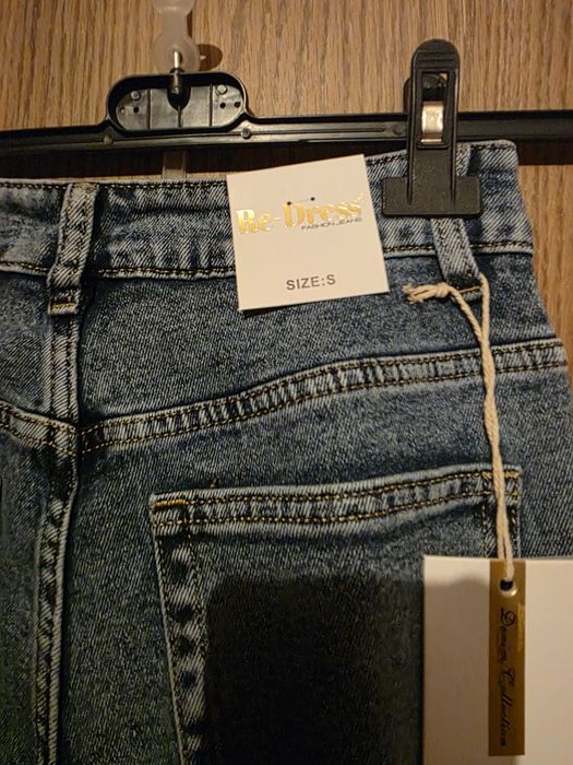 Jeansy damskie balloon