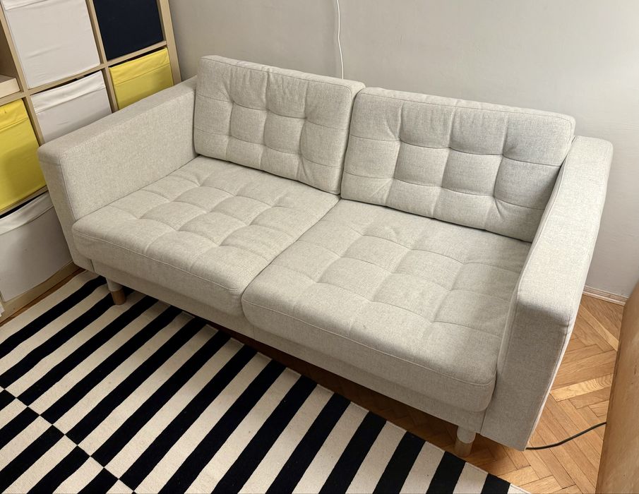 Sofa kanapa ikea LANDSKRONA 2-osobowa, Gunnared/beżowy