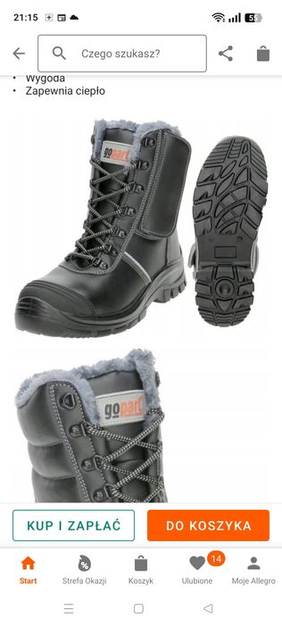 Buty robocze ocieplane
