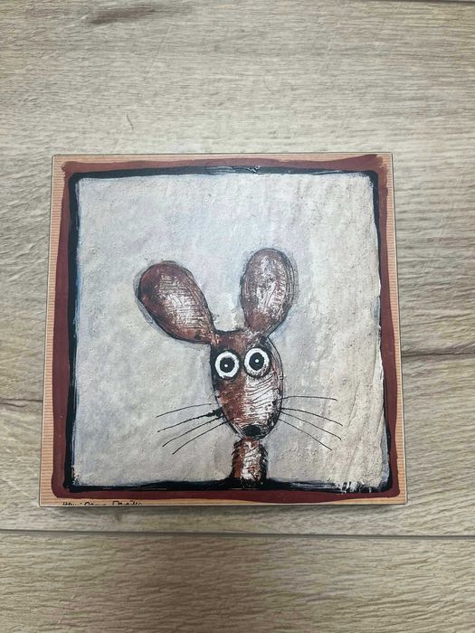 4 obrazki/grafiki dziecięce 14 x 14 x 2,2 cm