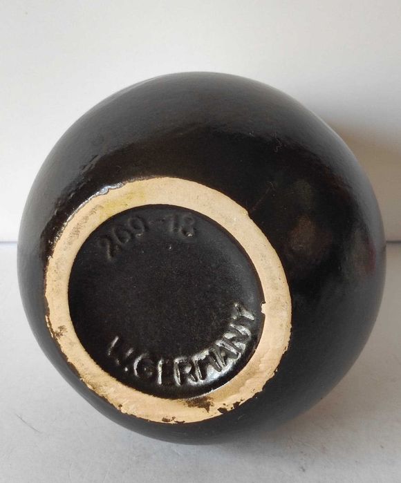 Stary wazon ceramiczny Scheurich Vienna Mid Century Design Fat Lava