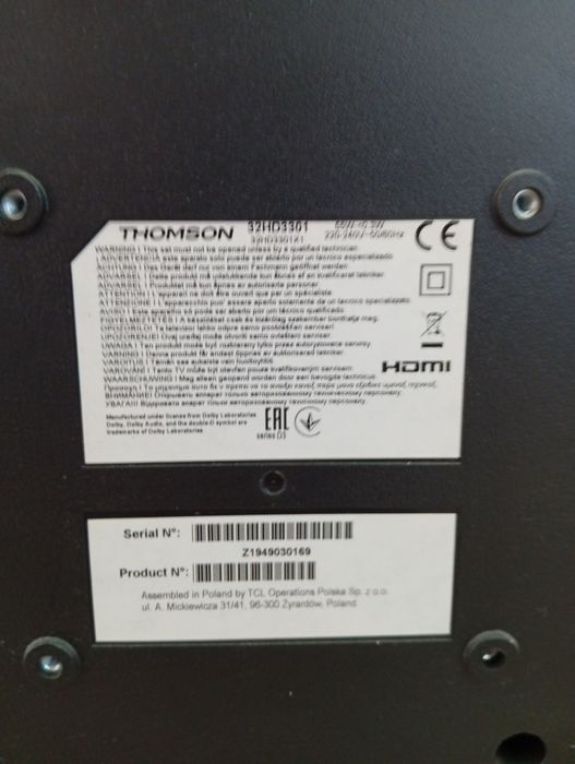Thompson telewizor