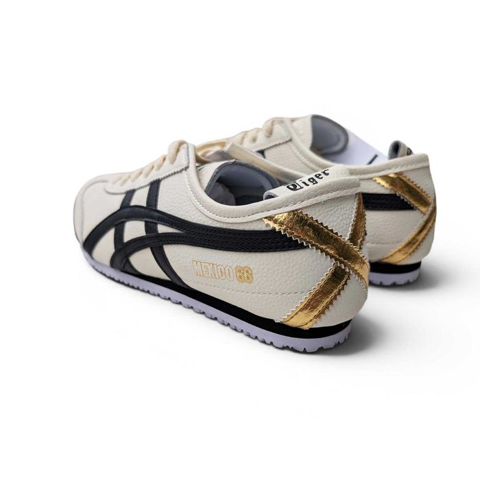 Кросівки Onitsuka Tiger Mexico 66 Cream / Шкіряні кремові кросовки (36-40)