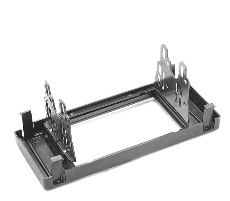 MOLDURA ADAPTADOR PRETO PARA RADIO 2-DIN BMW SERIE 5 E39 Y X5 E53