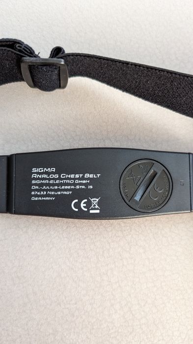 Sigma chest belt analog pas pulsometr