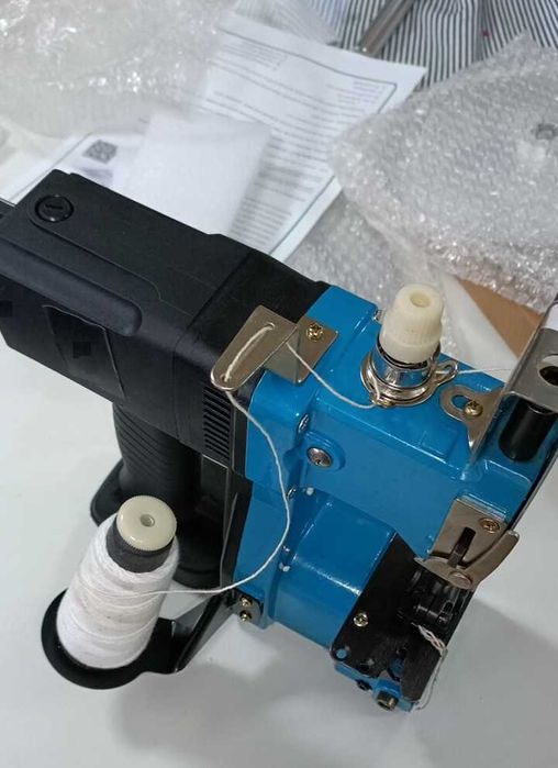Máquina de Costura Elétrica Fechar Sacos, Automática para Sacos de PP/Kraft, Sacos de Papel, Sacos de Plástico e Sacos de Papel de Arroz