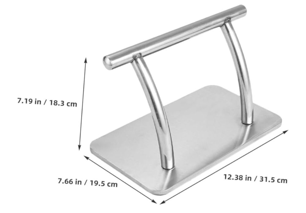 Pedais para cadeiras de barbeiro em aço inoxidável