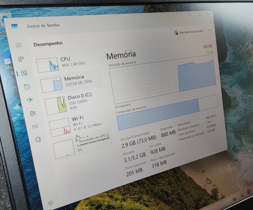 Portátil Lenovo E15 15.6" i5 10Th 16GB RAM 256GB NVME