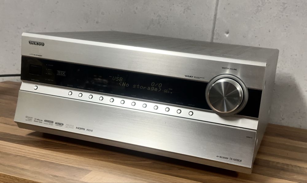 Onkyo TX-NR808 - amplituner 7.2 135w/kanał 8 ohm