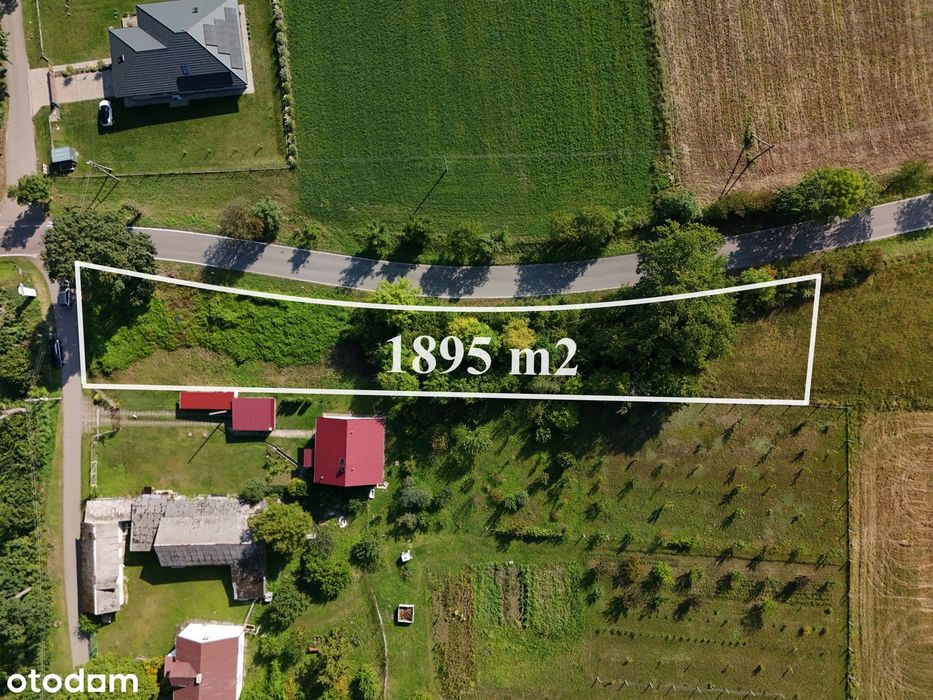 Nasiłów - Działka | 1895 M² | Mpzp - "Mr" | Kw | Dojazd Asfaltowy