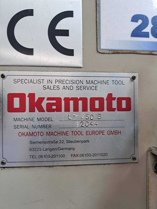 Retificadora plana OKAMOTO L350 #G40/G243/G153