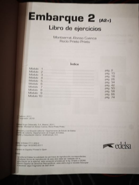 Komplet-Embarque, Libro de ejercicios ćwiczenia +podręcznik A2+