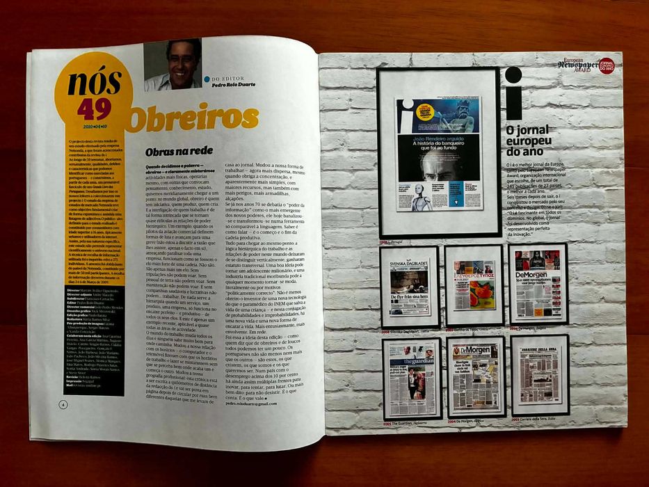 Revista Nós 49 - Obreiros