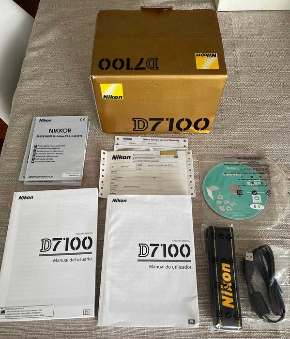 NIKON D7100 24MP (como nova, apenas 24K disparos)