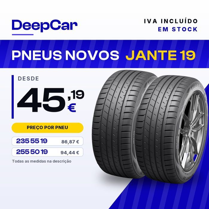 Pneus 235 55 19, 255 50 19 | Novos jante 19