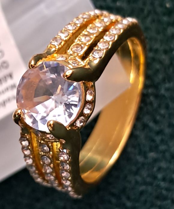 Pierścionek złoty złotopodobny rozm 9