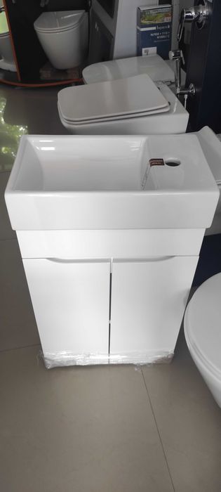 Тумба Вісла з умивальником Vita 45см меблі у ванну кімнату з раковиною