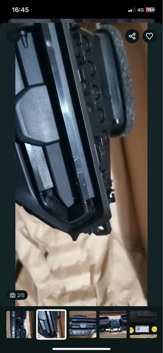 Saida de ar central BMW F40 118i de 2021