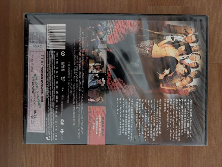 DVD NOVO e SELADO - " Homens Danados " 2007