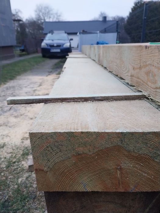 Krokwie, więźba dachowa, legary 32x15x400cm