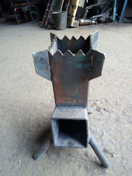 РОСОМАХА щепотница , минини печь