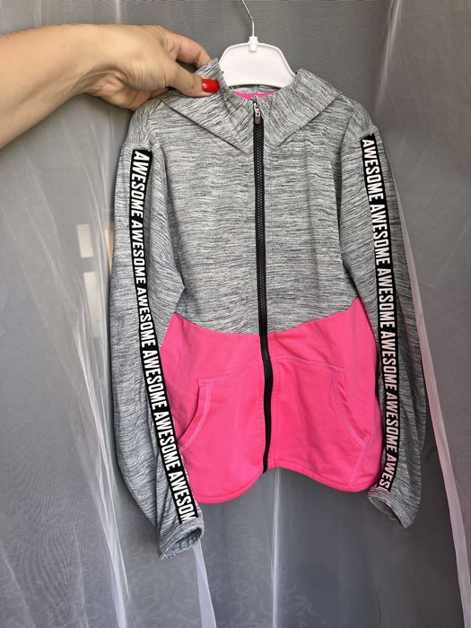 Спортивна кофта  H&M sport 110-116 на дівчинку 4-6років кофта на замку