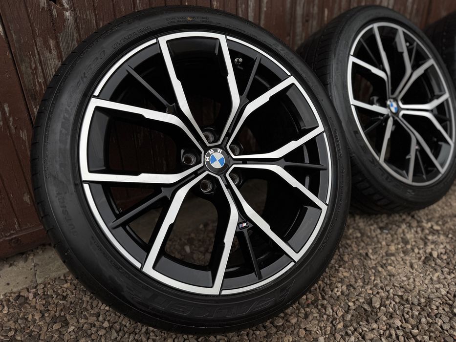 Felgi Koła 19 5x112 BMW Oryginał G30 G31 Seria 5 TPMS Opony
