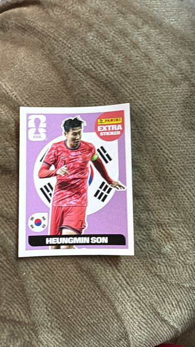 Cromos mundial CR7 e HEUNGMIN SON