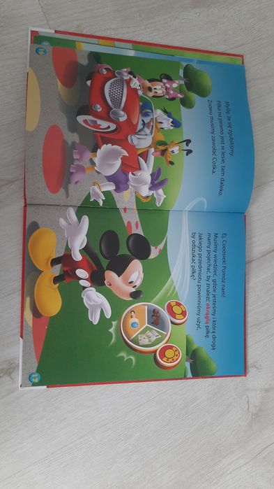 Ksiazeczka kształty okrągły Myszka Miki
