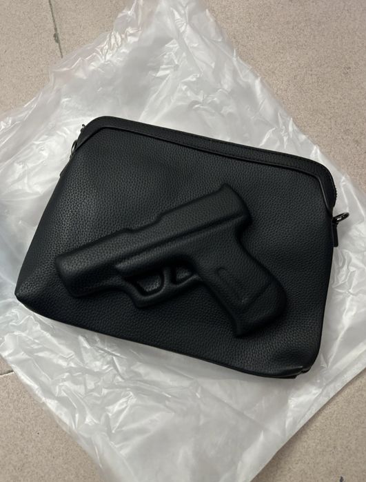 Сумка пістолет шкіряна | Vlieger & Vandam