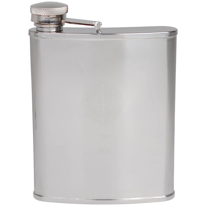 Prosta piersiówka ze stali nierdzewnej 170 ml