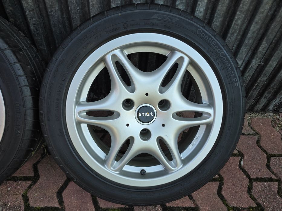 Felgi z oponami 145/65R15 Smart Fortwo 3x112,5  Roadster
